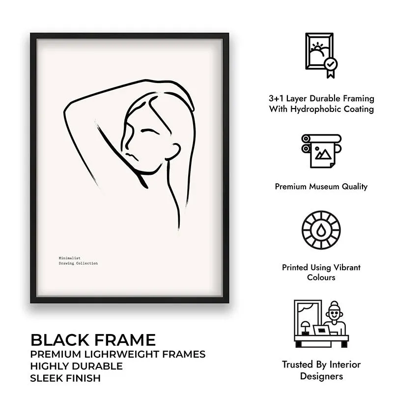 Soft Incline Canvas Wall Painting With Black Frame media 9