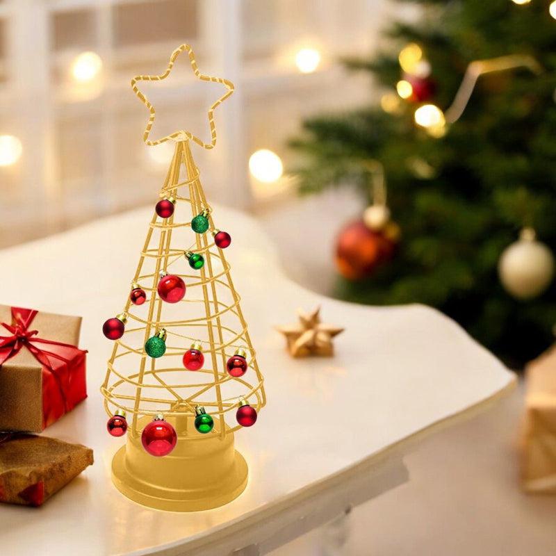 Urban Fir Christmas Ornament - Gold media 5