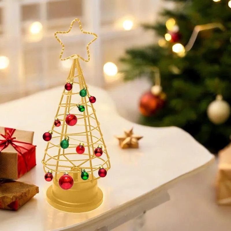 Urban Fir Christmas Ornament - Gold media 5