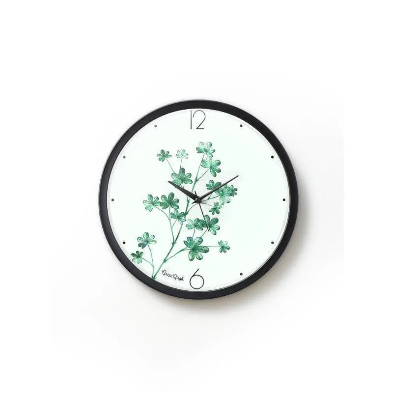 Clover Leaf Wall Clock media 3