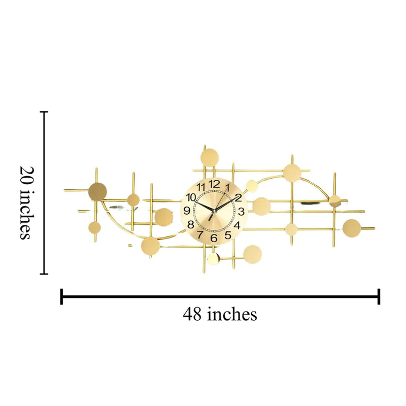 Helios Elite Metal Analog Wall clock media 5