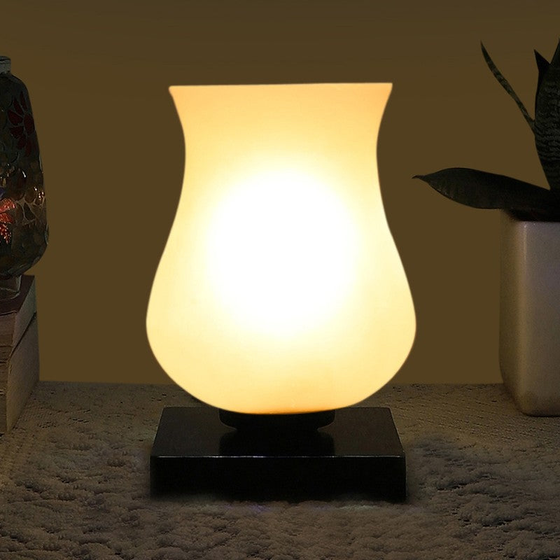 Gleamoray Milky Glass Table Lamp - White