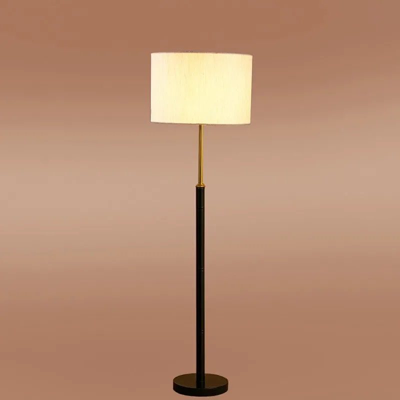 Nordic Glow Wooden Floor Lamp - Beige media 6