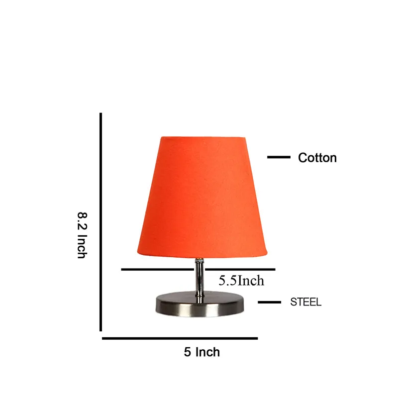 Vidro Fabric Table Lamp - Orange,Silver media 5