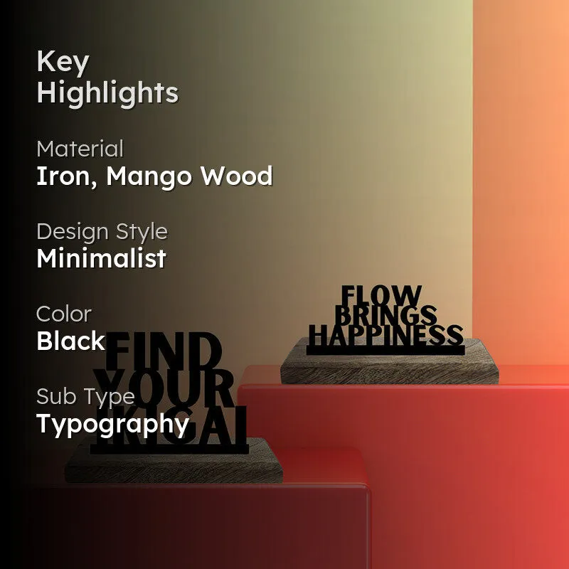 Ikigai Flow Showpiece - Set Of Two media 2