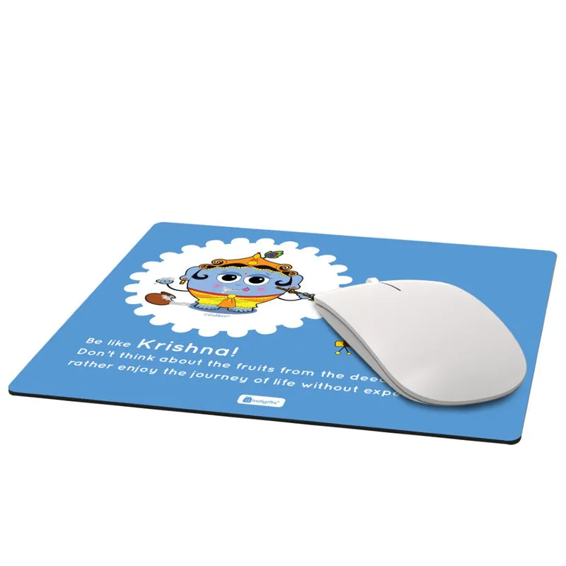 Whimsy Cute Krishna Mouse Pad media 3