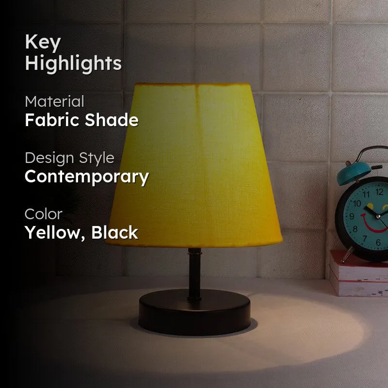 Otravo Fabric Table Lamp - Yellow,Black media 2