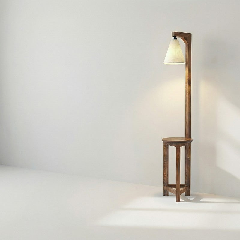 SimplyShade Wooden Floor Lamp - Brown media 8