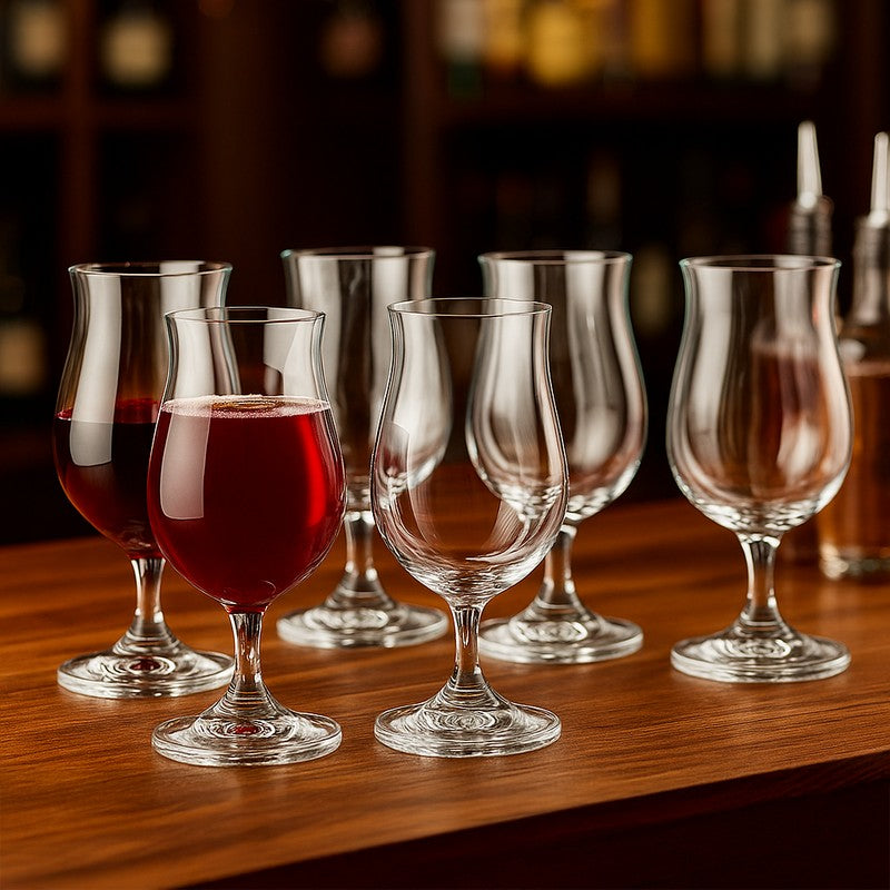 Loryn Bohemia Crystal Wine Glass(190 mL) - Set Of Six media 3