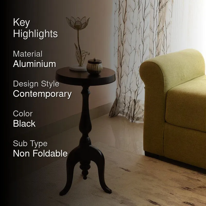 Misova Antique Accent Table - Black media 2