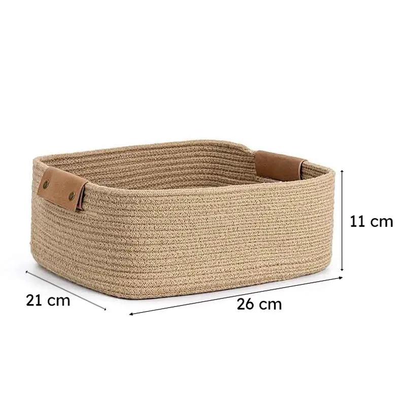 Cappucino Jute Storage Basket - Brown media 7