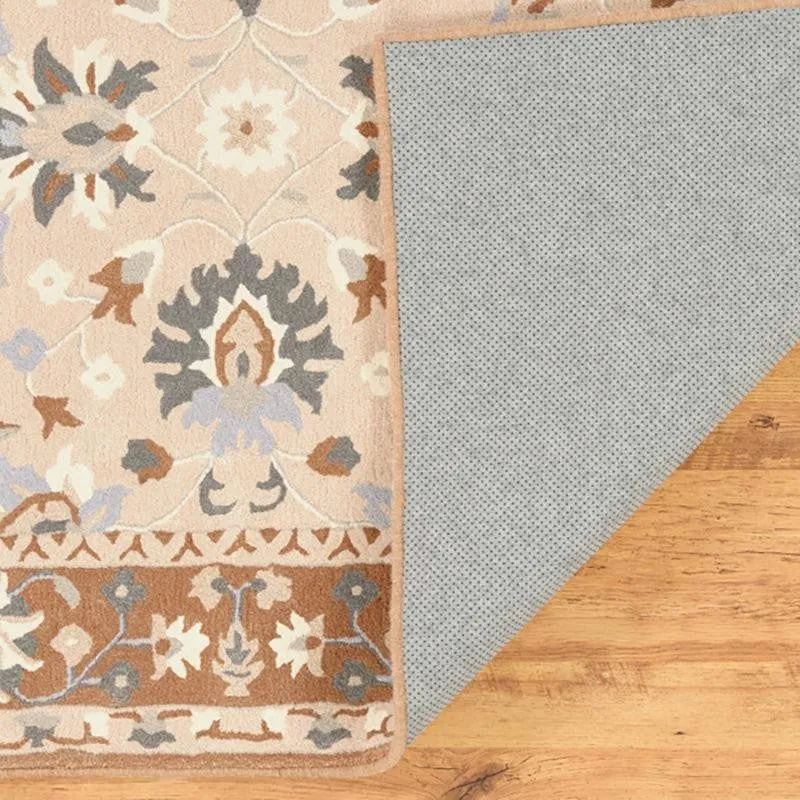 Sekhmet Hand Tufted Ethnic Wool & Nylon Carpet - Brown media 8