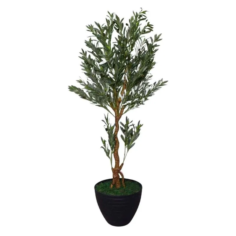 Artificial Olive Plant Without Pot - 5.2 Feet media 6