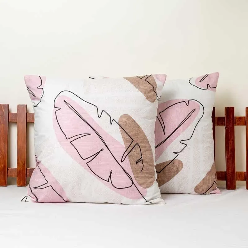 The Pure Leaf Printed Cushion Cover media 3