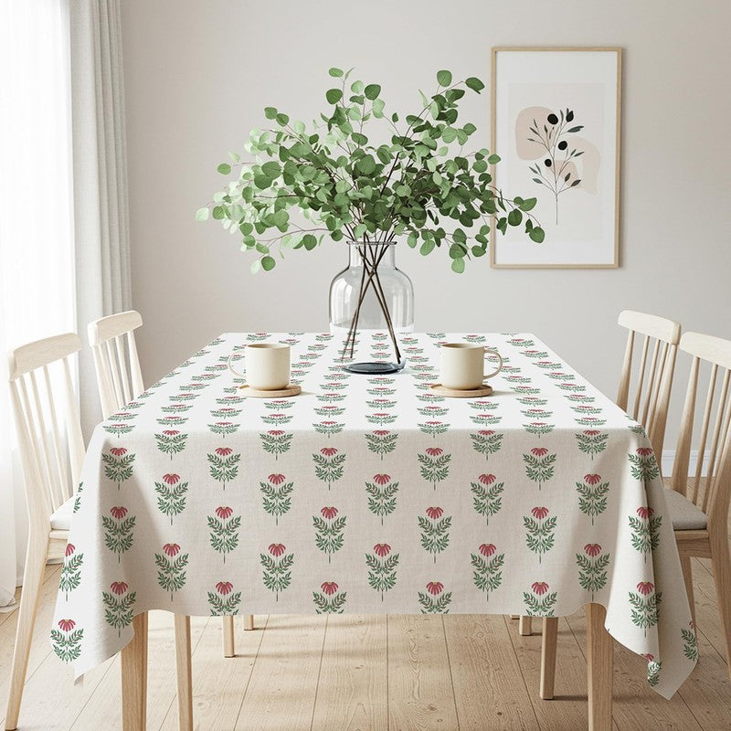Urban Space Rosava Pink Cotton Table Cover media 3