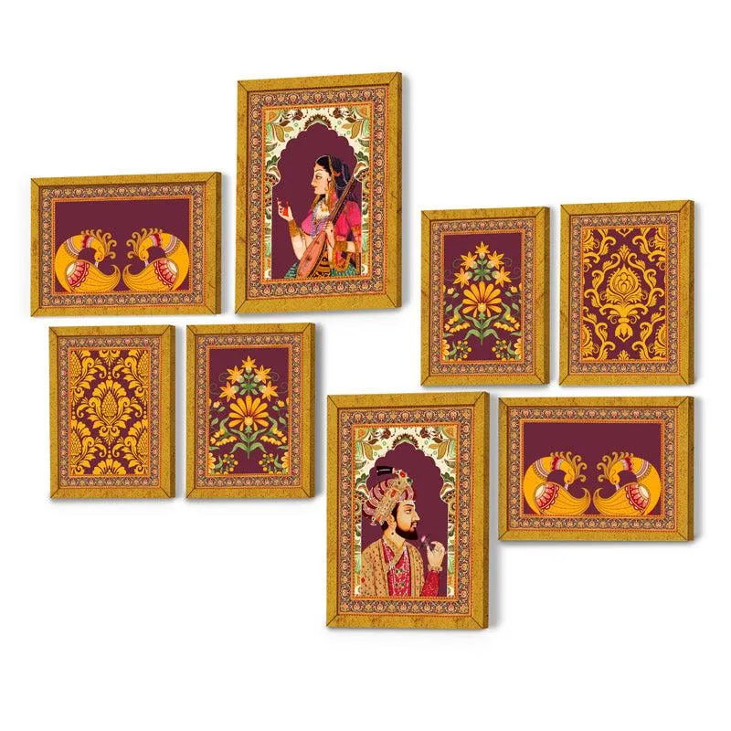 Mumtaz Shahjahan Wall Art - Set Of Eight media 3