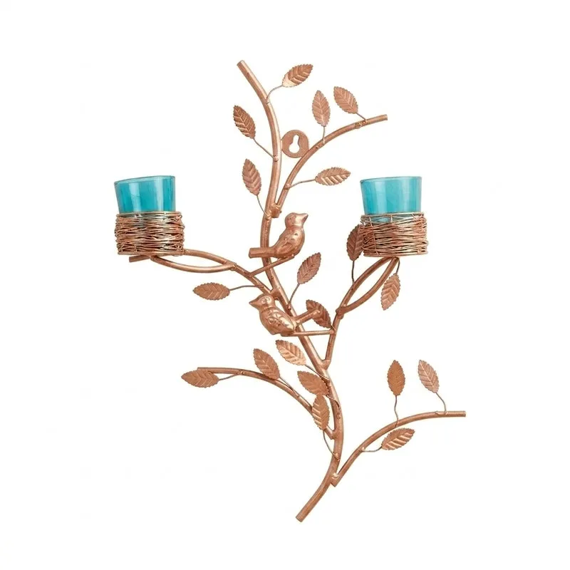 Cuprum Stem Candle Holder Votive - Azure media 5
