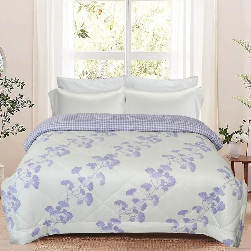 Arlet Floral Cotton Reversible Comforter - 220 GSM media 1