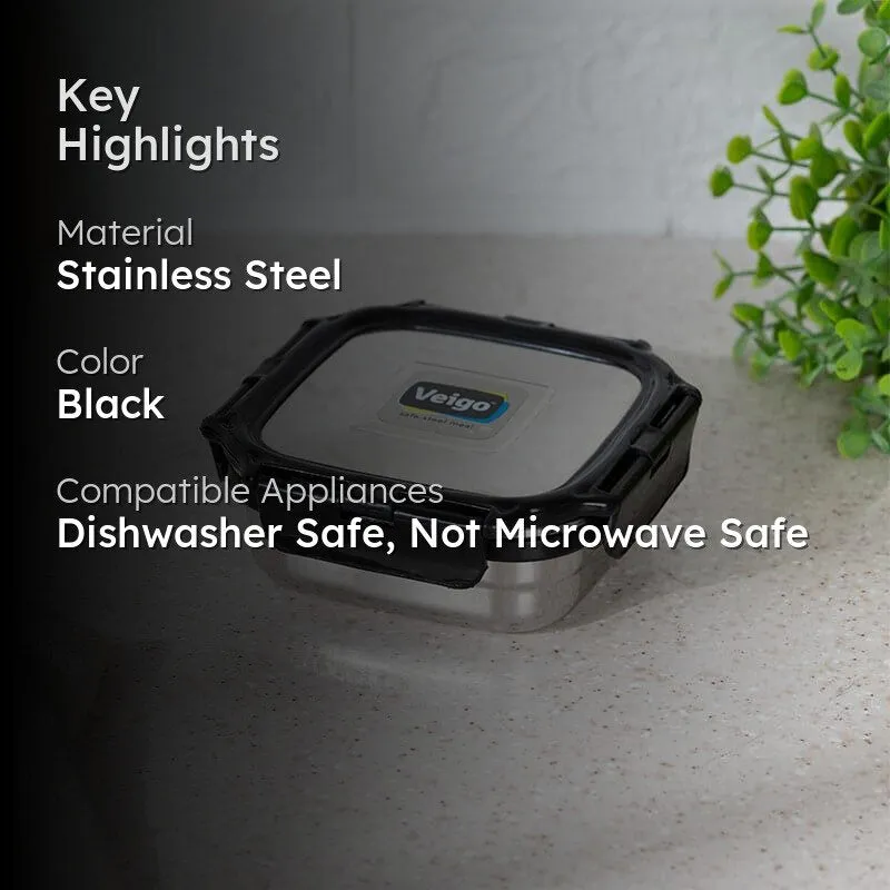Meal Mate Lunch Box (Black) - 300 mL media 2