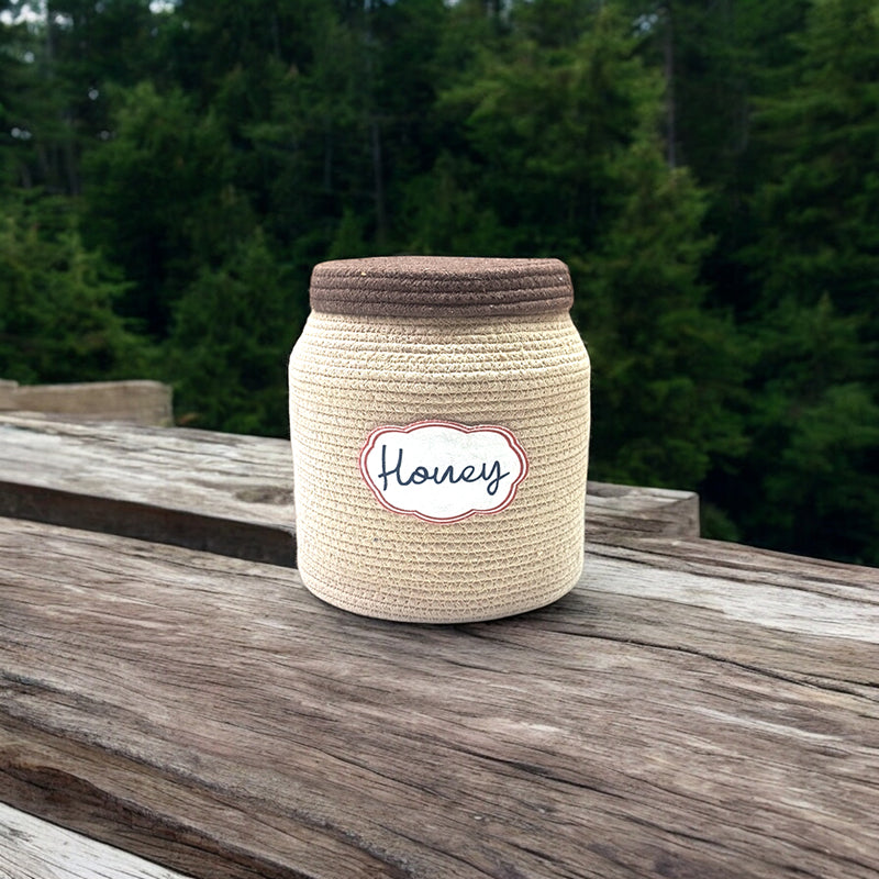Honey Pot Cotton Storage Basket media 3