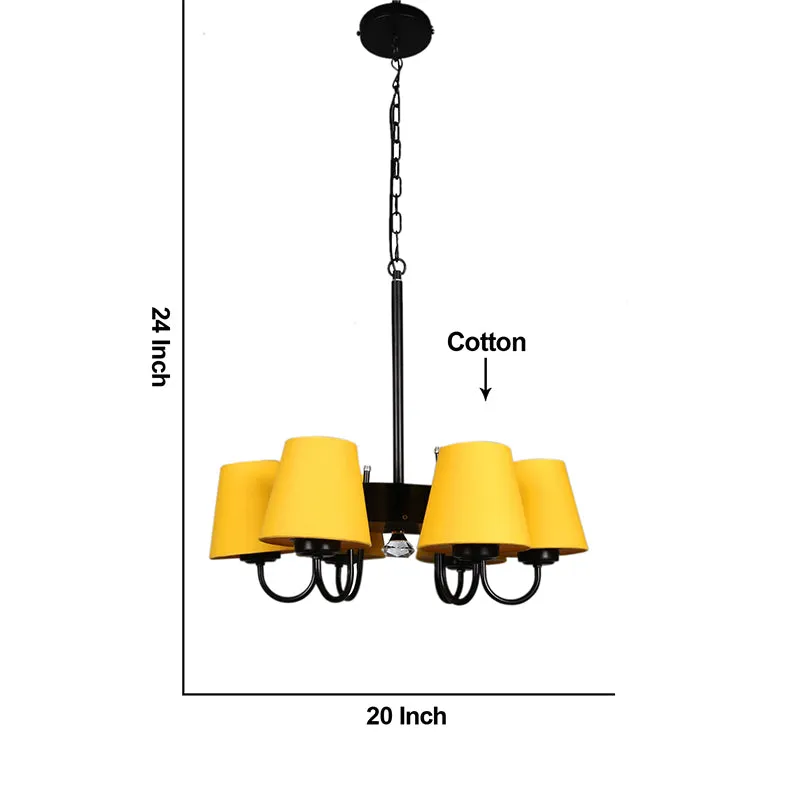 Viya Conical Ceiling Lamp - Yellow media 5