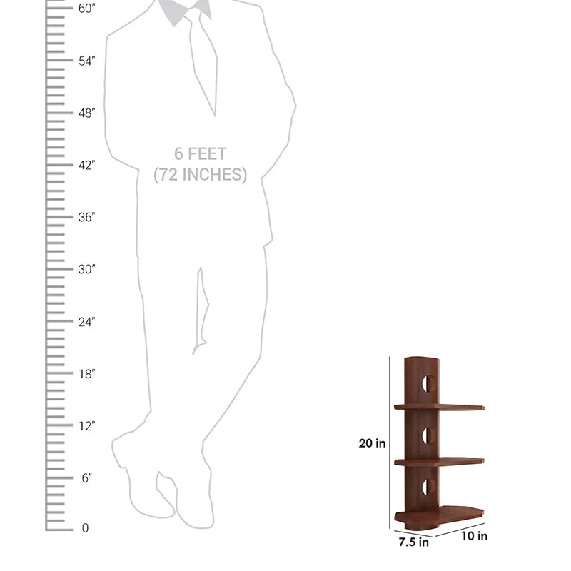 Aspen Wall Shelf - Brown media 4