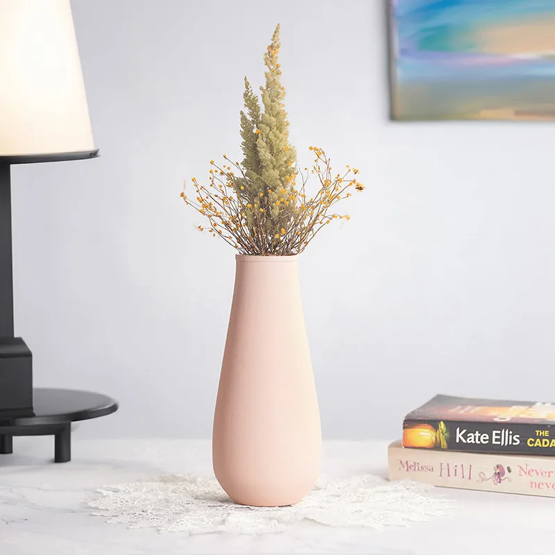 Areitha Metal Vase (Baby Pink) - Set Of Two media 6