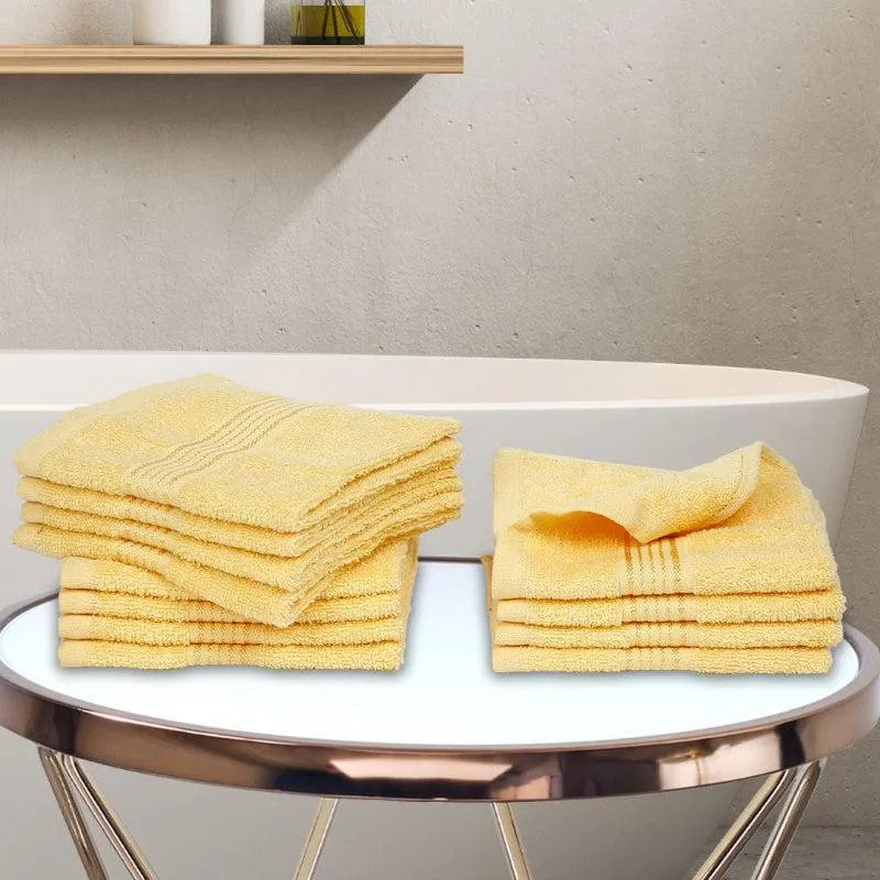 Bodil Face Towel (Yellow) - Set Of Twelve media 1