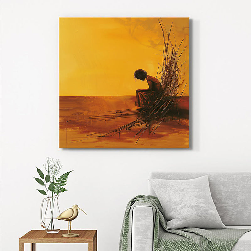 Solitary Reaper Wall Painting