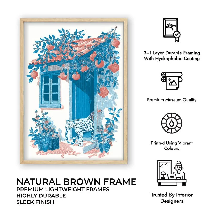 Orchard Whim Canvas Wall Painting - Brown Frame media 10