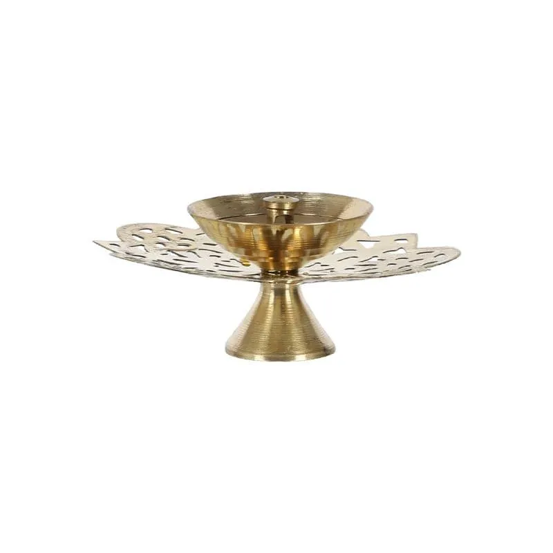 Hastha Brass tealight Candle Holder - Set Of Four media 3