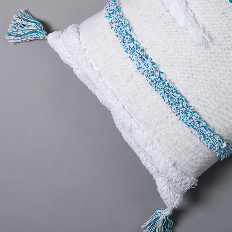 Twill Strips Tufted Cushion Cover media 4