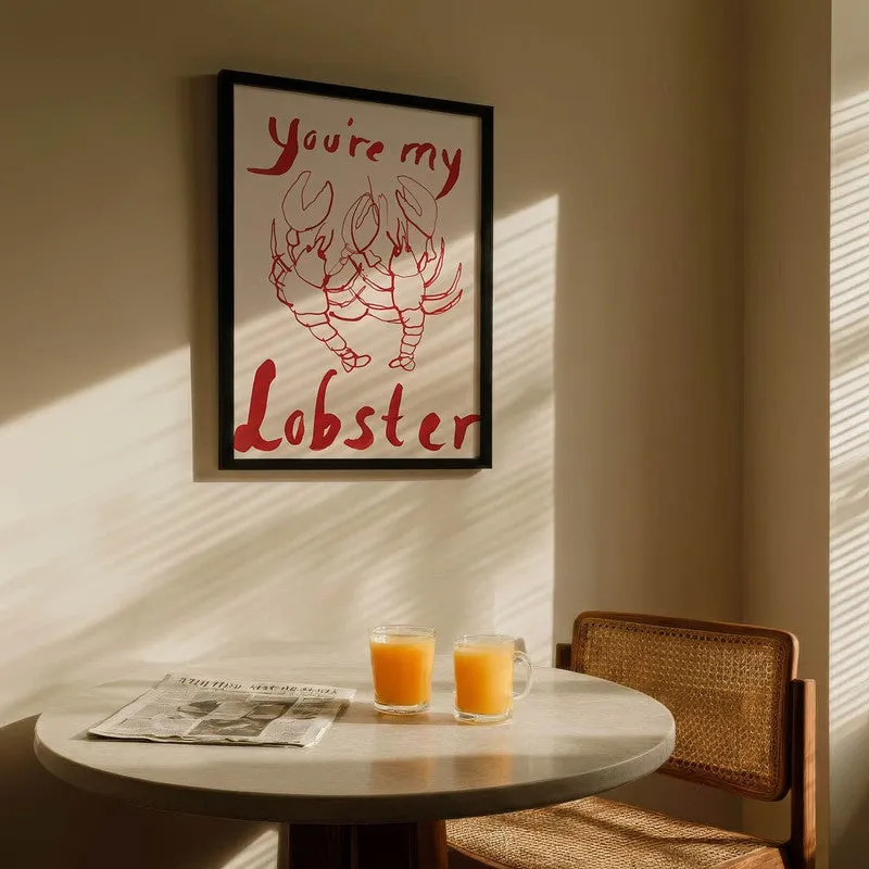 Lobster Studio Archival Canvas Wall Art - Black media 5