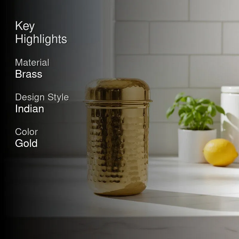 PureForm Gold Brass Container - 1000 mL media 2