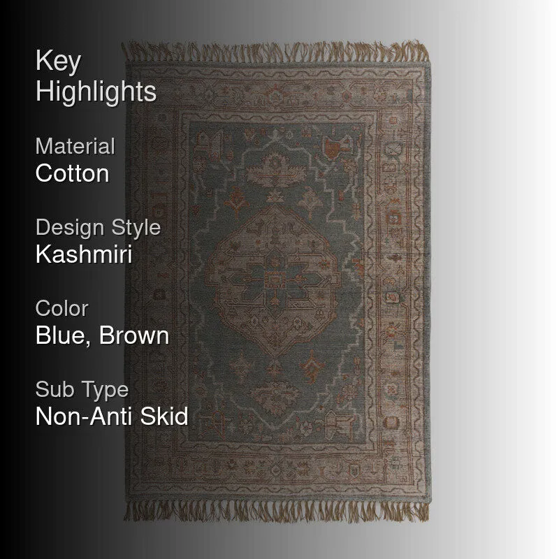 Solun Handwoven Cotton Rug media 2
