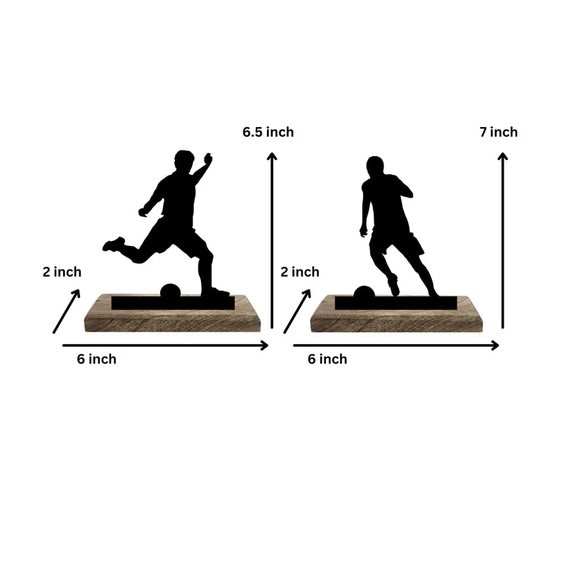Soccer Duo II Showpiece - Set Of Two media 5