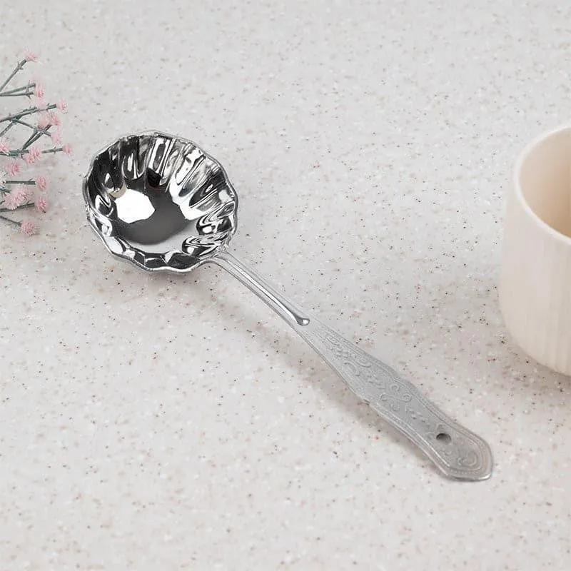 Premium Nijo Stainless Steel Kitchen Ladle - Dishwasher Safe media 1