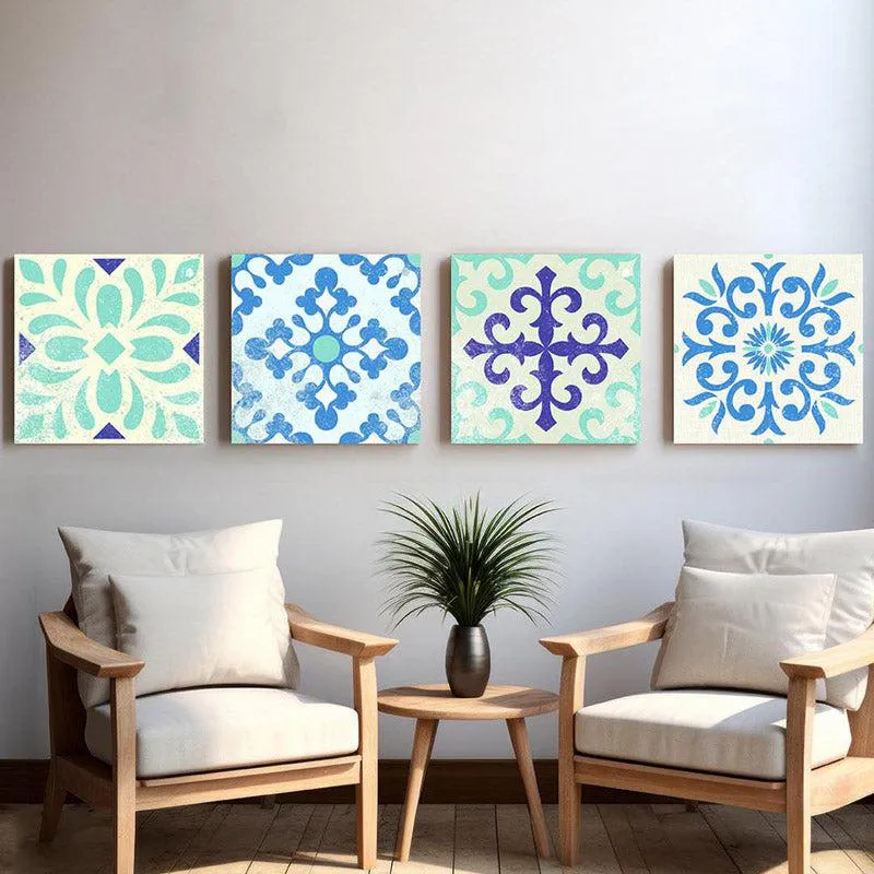 Sofana Ethnic Wall Art - Set of Four media 1