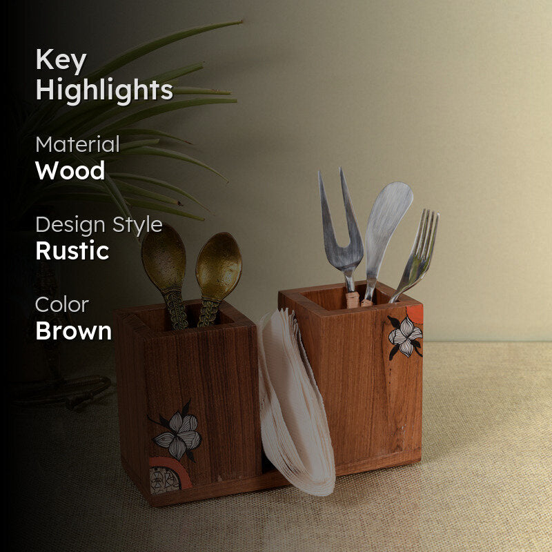 Dahlia Flora Cutlery Stand media 2