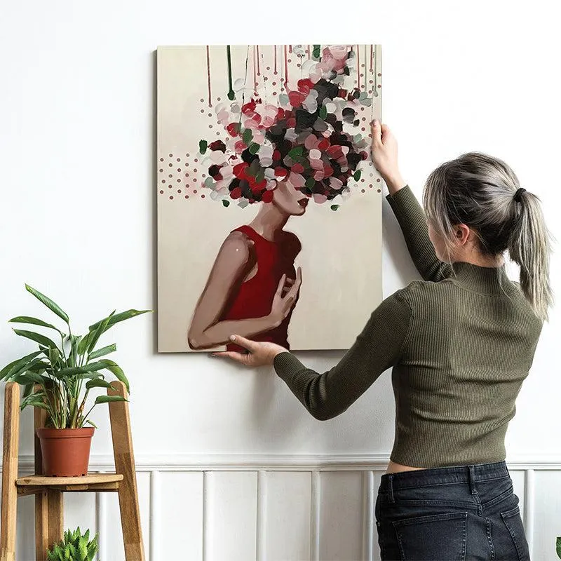 In Her Thoughts Canvas Wall Painting media 3