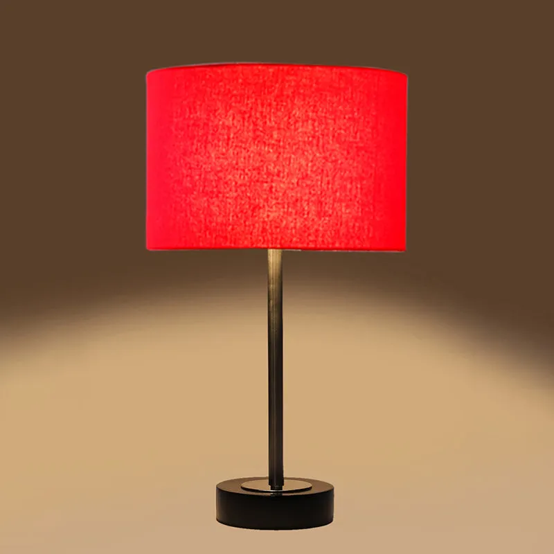 Cotin I Rodin Wooden Table Lamp - Red,Silver,Black media 6