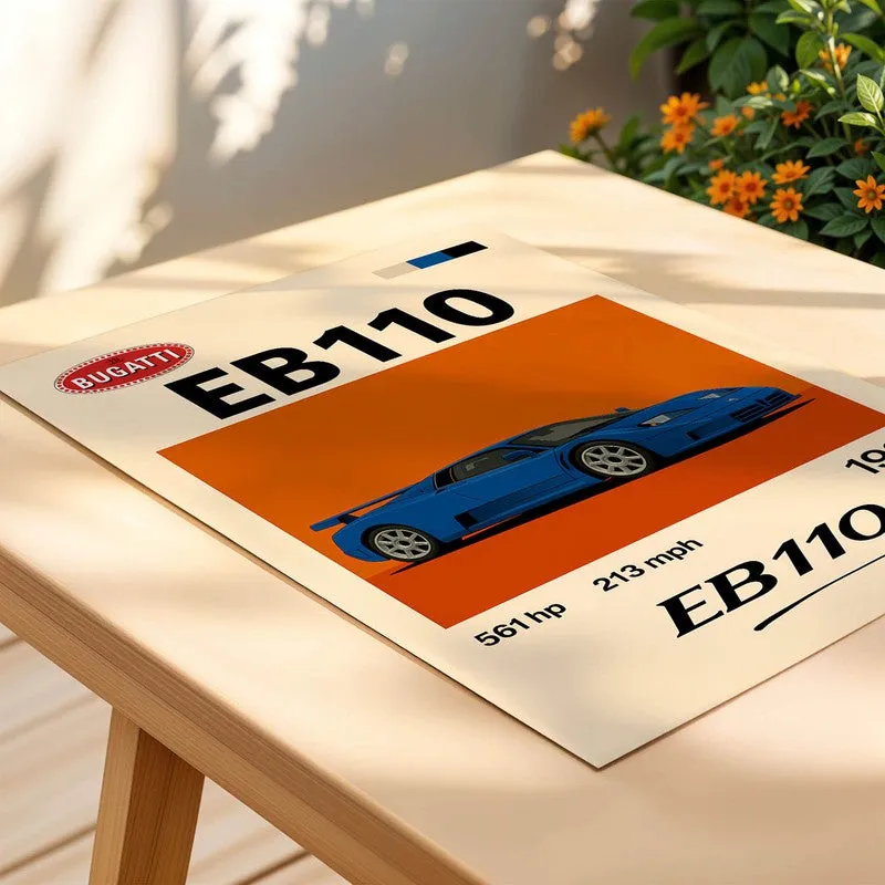 EB110 Speedster Wall Poster media 4