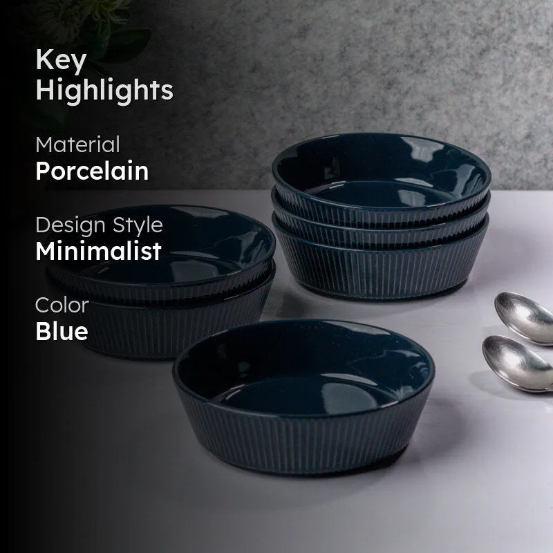 Draxel Snack Bowl(300 mL) - Set Of Six media 2