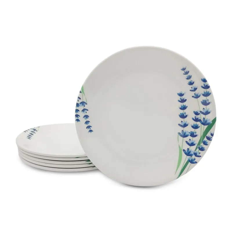 Lavender Melamine Quarter Plates - Set of Six - 8