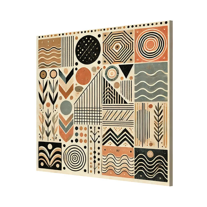 Tribal Patterns Wall Painting media 5
