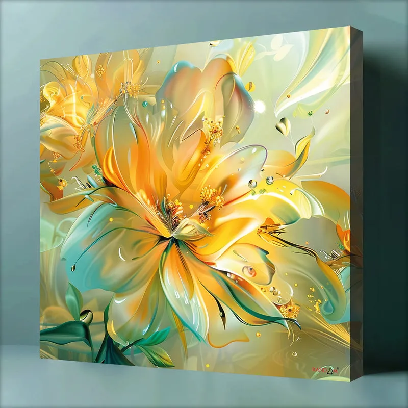 Glow Of Spring I Wall Painting media 5