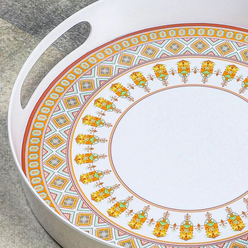 Autumn Mandala Melamine Serving Tray media 4