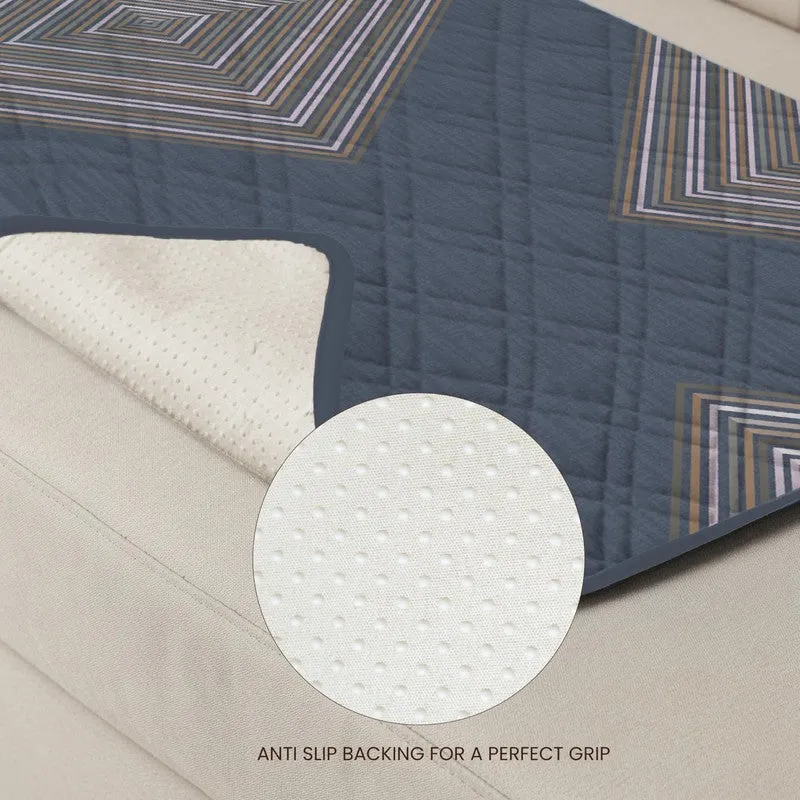 Urban Space Geo Chic Sofa Cover - Grey media 5