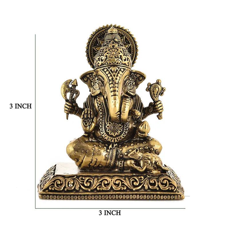 Divine Vigneshwara Brass Idol media 7
