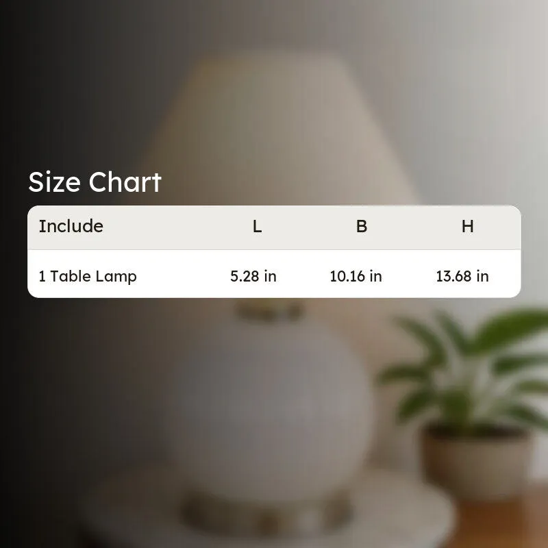 Glacera Glow Glass Table Lamp - White media 8